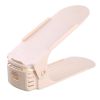 10pcs Plastic Adjustable Shoe Rack; Cabinet Shoe Storage Rack; Shoe Holder