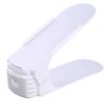 10pcs Plastic Adjustable Shoe Rack; Cabinet Shoe Storage Rack; Shoe Holder