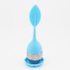 1pc Tea Infuser Silicone Handle Stainless Steel Strainer Drip Tray Included - Loose Tea Steeper - Best Tea Infuser For Loose Leaf Or Herbal Tea