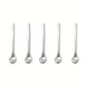 1/5pcs, Stainless Steel Hollow Out Kawaii Cat Claw Spoon, Mixing Spoon, Cake Dessert Spoon, Cookie Mold